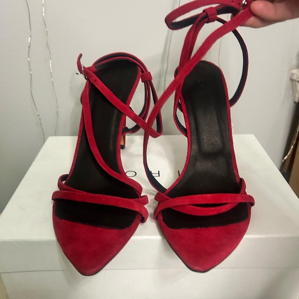 IRO Elegant Red Strappy Heels